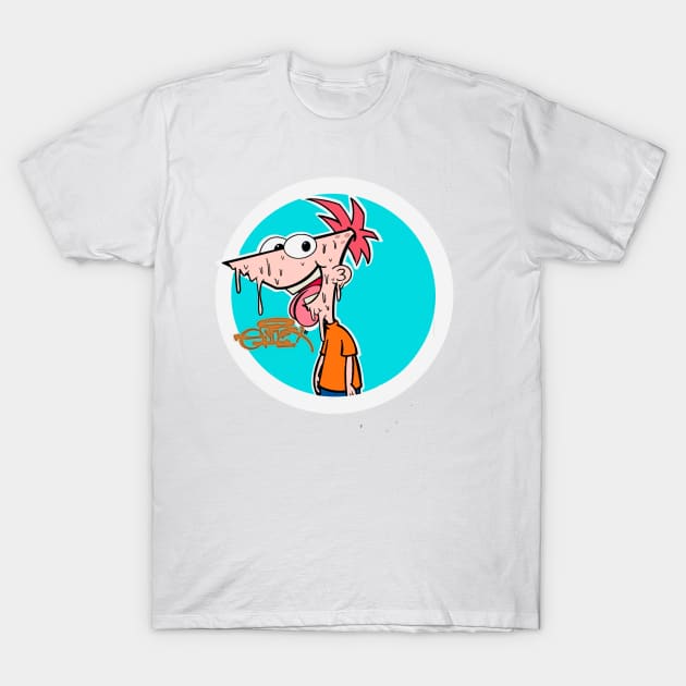 phineas T-Shirt by Nogymeks